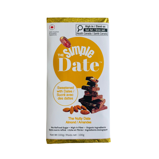 The Nutty Date - Almonds, Medium-Dark 56%