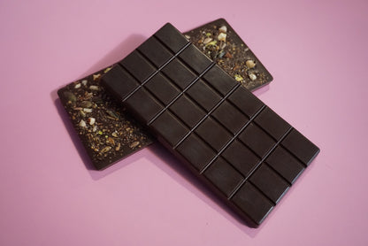 Healthy organic Naturally Date Sweetened chocolate sweetened with fruit No Sugar Added chocolate no refined sugar date sugar low sugar chocolate near me High Fiber dates almond pistachio chia seed flax seed hemp seed sunflower seed pumpkin seed chocolate dark chocolate gut friendly microbiome menopause perimenopause chocolate clean ingredients