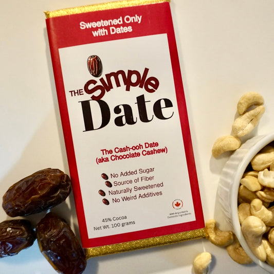 The Cash-oooh Date - Date Sweetened Chocolate with Lux Cashews