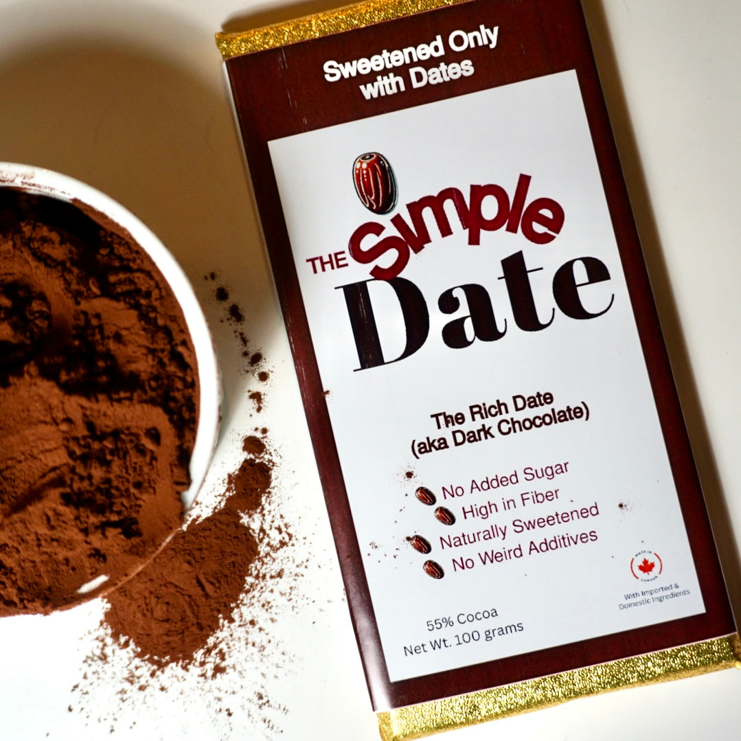 Healthy organic Naturally Date Sweetened chocolate sweetened with fruit dark chocolate 70% cocoa No Sugar Added chocolate no refined sugar date sugar low sugar chocolate near me High Fiber dates chocolate dark chocolate gut friendly microbiome  chocolate clean ingredients