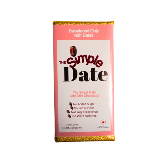 The Simple Date - Milk Chocolate Bar