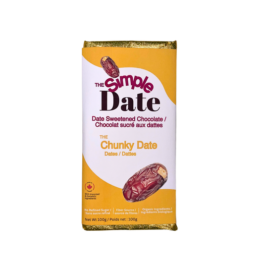 Healthy organic Naturally Date Sweetened chocolate sweetened with fruit No Sugar Added chocolate no refined sugar date sugar low sugar chocolate near me High Fiber dates chocolate dark chocolate gut friendly clean ingredients