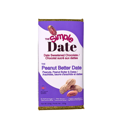Healthy organic Naturally Date Sweetened chocolate sweetened with fruit No Sugar Added chocolate no refined sugar date sugar low sugar chocolate near me High Fiber peanut butter  peanuts dates chocolate dark chocolate gut friendly 