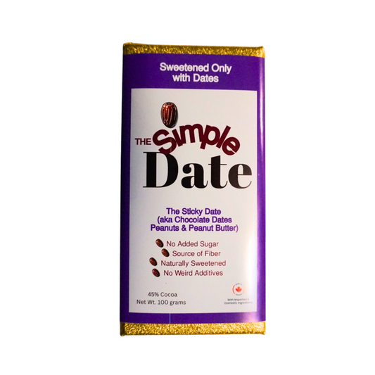 The Peanut Better Date - Date Sweetened Chocolate with Peanut Butter Swirls & Peanut Chunks